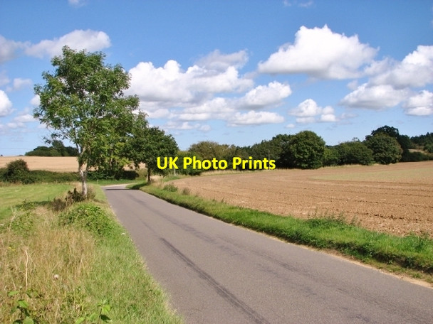 Photo 6"x4" Approach to the A146 road on Wash Lane Hales Green\/TM3796 c2017