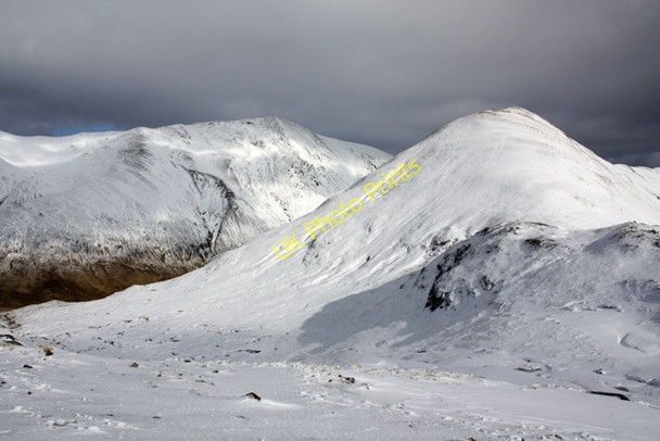 Photo 6"x4" View SE from Bealach a' Choinich Bealach a' Ch\u00f2inich c2009