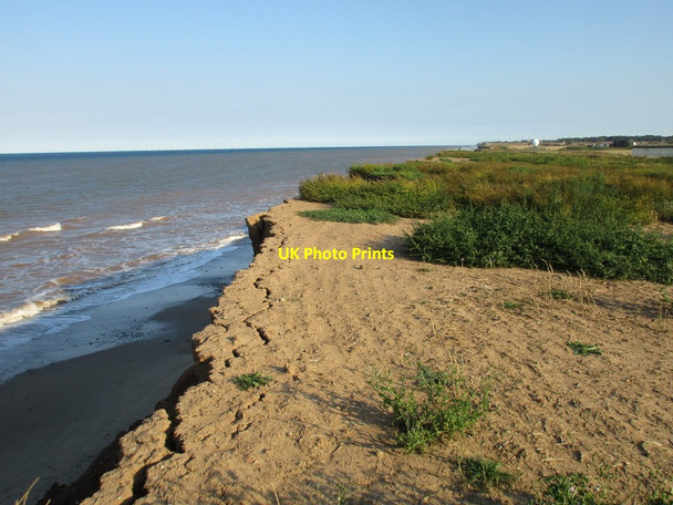 Photo 6"x4" Crumbling edge Withernsea c2017