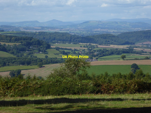 Photo 6"x4" View to the hills of Wales Dursley Cross c2017