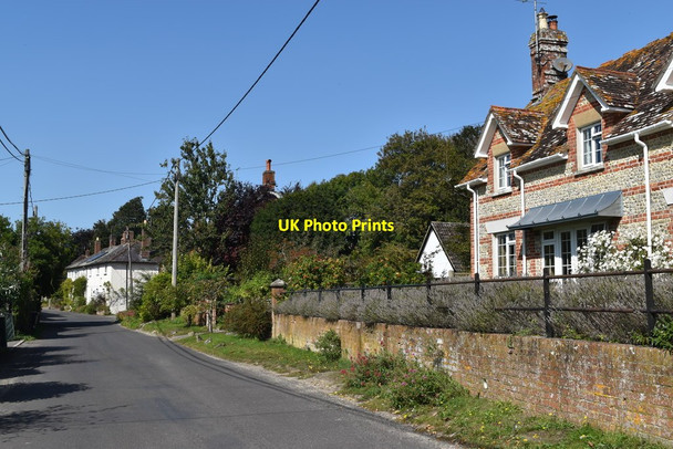Photo 6"x4" Village street, Gussage All Saints Gussage All Saints c2020