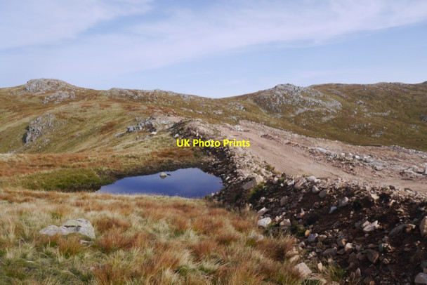 Photo 6"x4" Ridge above Glensanda Quarry Kingairloch \/ Ceann Ghe\u00e0rr-Loch c2020