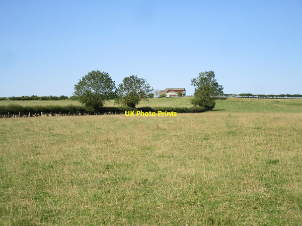Photo 6"x4" Grass field and Manor Farm Sulgrave\/SP5545 c2020