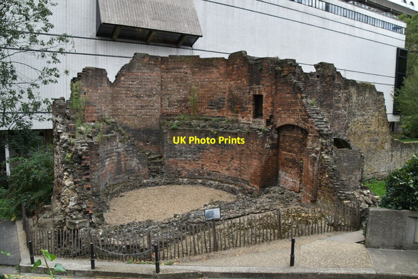 Photo 6"x4" Remains of Roman Wall London c2019