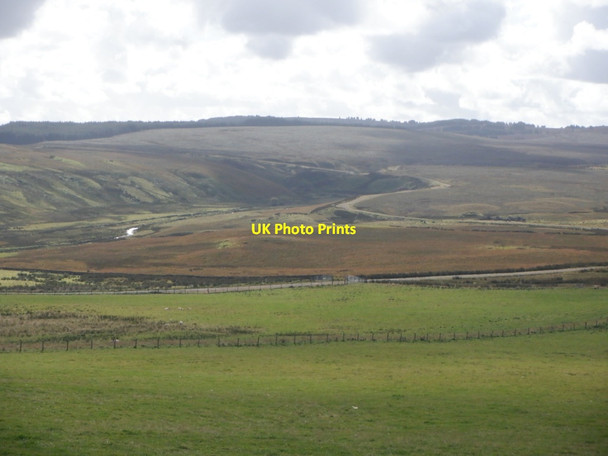 Photo 6"x4" Bankend Rig Wind Farm  road Drumclog c2020
