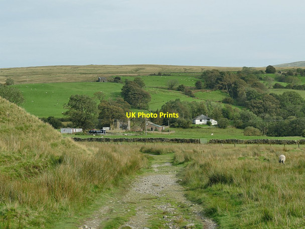 Photo 6"x4" Bridleway below Cautley Spout Cautley c2020