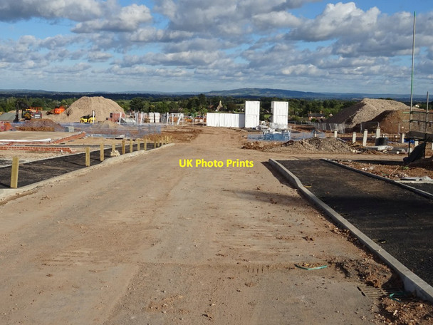 Photo 6"x4" Construction work on Malvern Rise - 25 September Great Malvern c2020