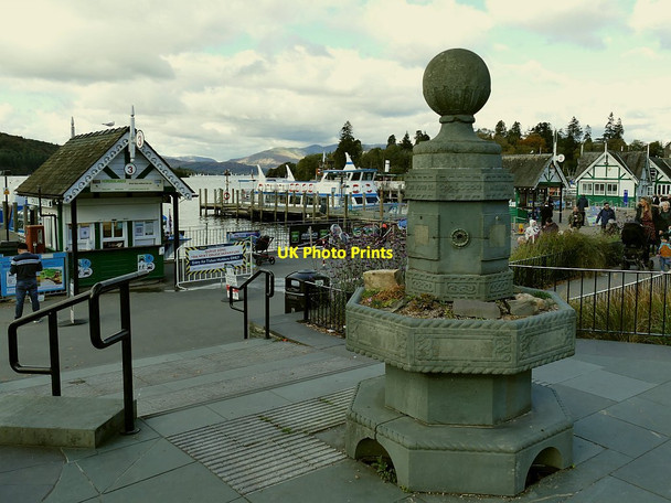 Photo 6"x4" Drinking fountain in Bowness Bowness-On-Windermere c2020