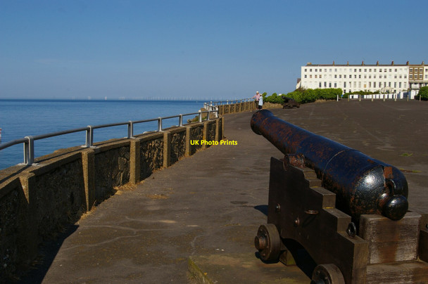 Photo 6"x4" Margate: cannon on Fort Green Margate c2019