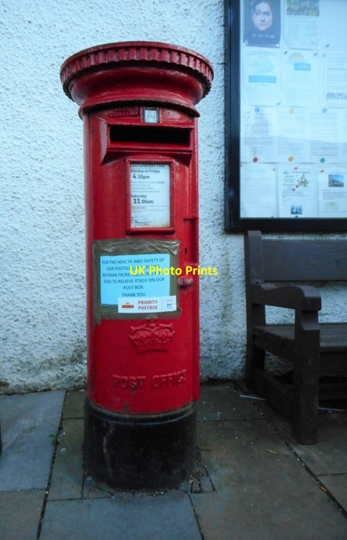 Photo 6"x4" Priority postbox Pittenweem c2020