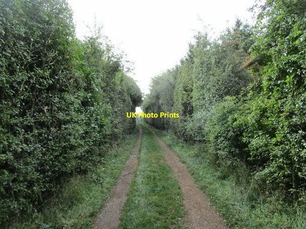 Photo 6"x4" Bridleway near the cemetery, Great Cransley Great Cransley c2020