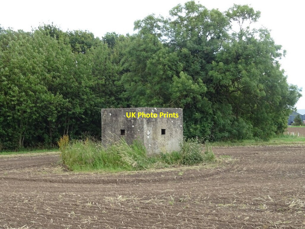Photo 6"x4" Wartime pillbox off the A52 Fold Hill c2020