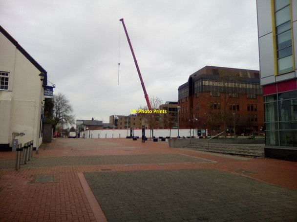 Photo 6"x4" Construction work alongside council offices Grays\/TQ6177 c2020
