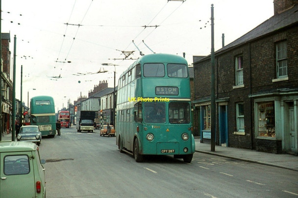 Photo 6"x4" Teesside trolleybus T294 at North Ormesby \u00e2\u0080\u0093 1971 Middlesbrough c1971