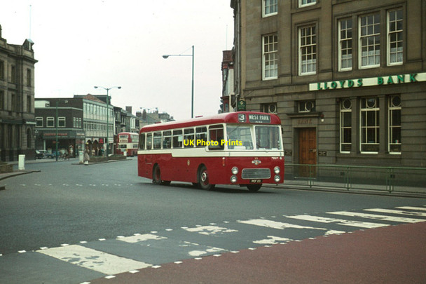 Photo 6"x4" Hartlepool Corporation bus no.23 at Church Square \u00e2\u0080\u0093 1971 Hartlepool c1971