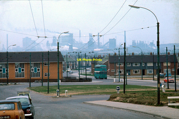 Photo 6"x4" The view from Birchington Avenue \u00e2\u0080\u0093 1971 Eston c1971