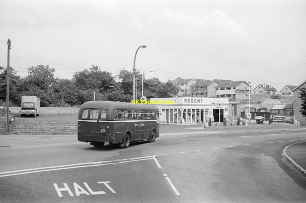 Photo 6"x4" West Mon bus 20, Bryn, Pontllanfraith \u00e2\u0080\u0093 1966 Blackwood\/Coed Duon c1966