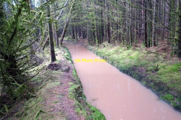Photo 6"x4" Llwybr ceffyl dan ddwr \/ A waterlogged bridleway Rhydcymerau c2020