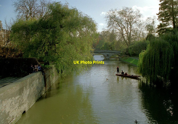 Photo 6"x4" Punting on the Cam Cambridge\/TL4658 c1998