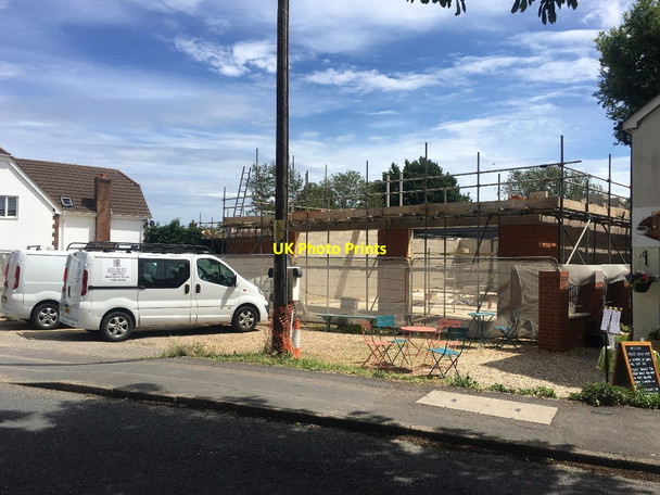 Photo 6"x4" Building a new village shop East Oakley c2020