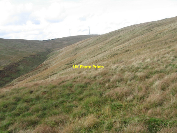 Photo 6"x4" Hillside below Burnt Rig Glespin\/NS8028 c2006