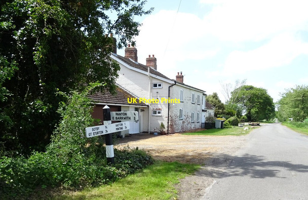 Photo 6"x4" Houses on Roman Road Panton c2020