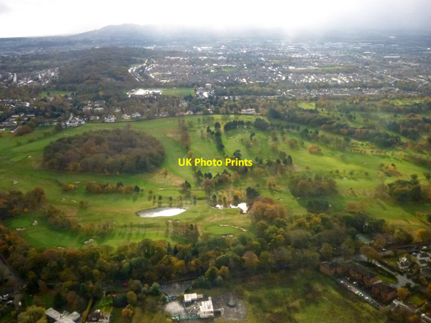 Photo 6"x4" Bruntsfield golf course from the air Barnton\/NT1975 c2020
