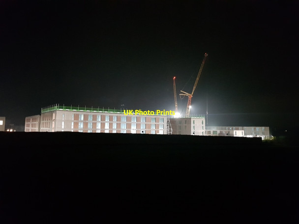 Photo 6"x4" Construction works on Heslington East Heslington c2020