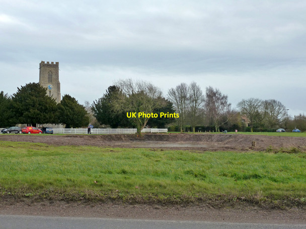 Photo 6"x4" Cleaned out pond, Mulbarton Common, 2013 Mulbarton c2013