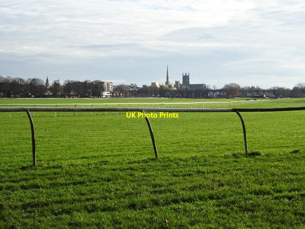 Photo 6"x4" Pitchcroft racecourse Worcester c2020