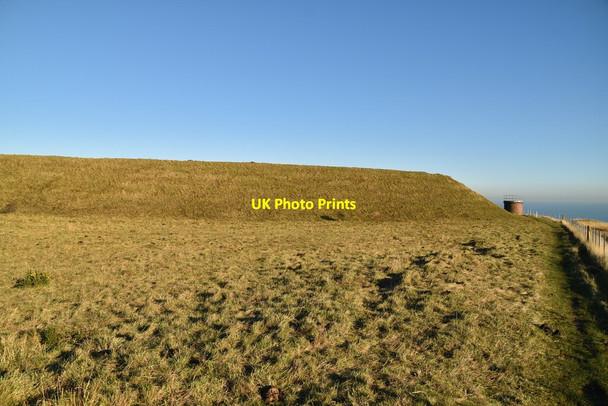 Photo 6"x4" Earthbank above Abbot's Cliff Church Hougham c2019