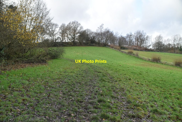 Photo 6"x4" Muddy footpath, Manor Farm Dryhill\/TQ4955 c2020