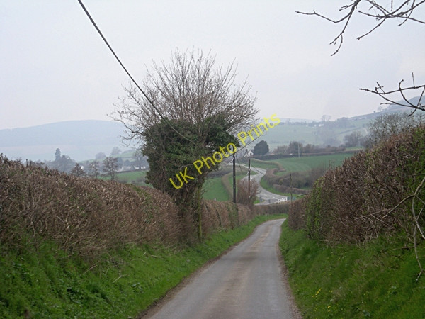 Photo 6"x4" Lane to the junction then onto Lydbury North Lynchgate c2009