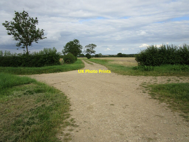 Photo 6"x4" Byways and bridleways meet Humby c2019
