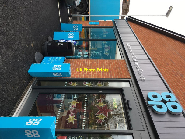 Photo 6"x4" Outside the new village shop East Oakley c2020