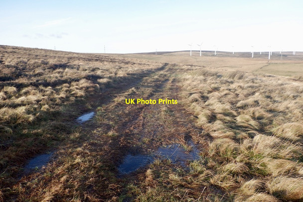 Photo 6"x4" Quadbike track, Calder Cleugh Rig Spartleton c2020