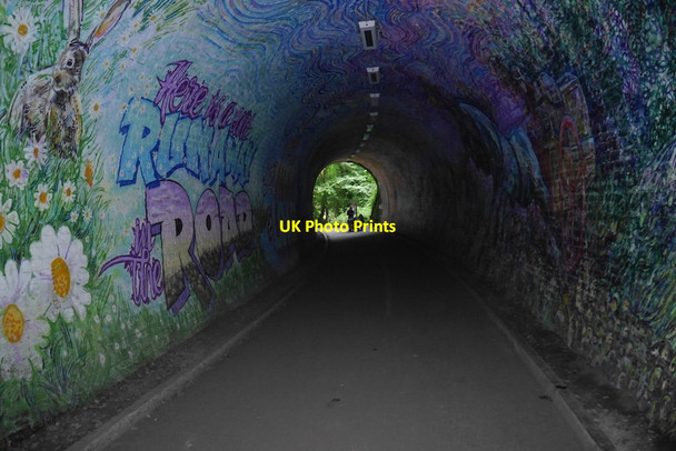 Photo 6"x4" Mural, Colinton Tunnel Bonaly c2020 P2