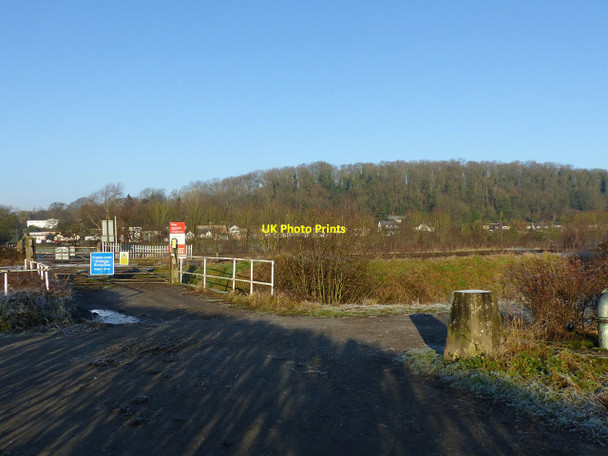 Photo 6"x4" Level crossing and trig pillar, Stoke Bardolph Burton Joyce c2020