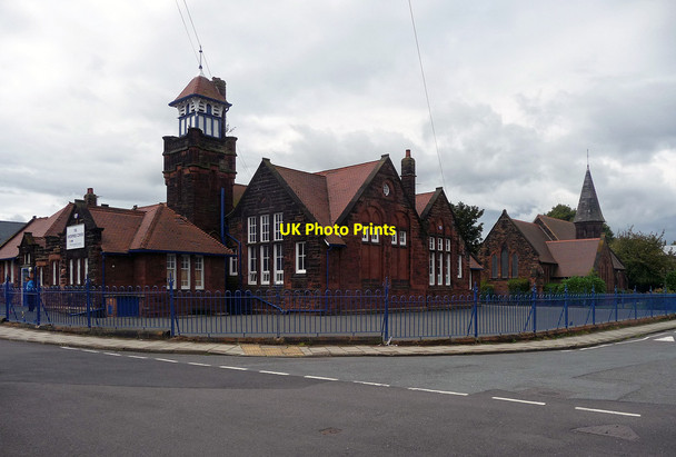 Photo 6"x4" Former school, Bromborough Pool Village (1) Bebington c2014