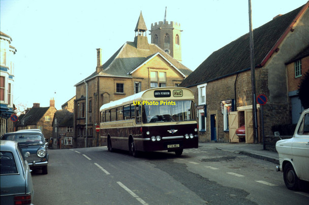 Photo 6"x4" Hutchings and Cornelius bus at South Petherton \u00e2\u0080\u0093 1972 South Petherton c1972