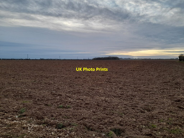 Photo 6"x4" Prepared field and Cliff Farm, Welton Welton\/TF0179 c2021