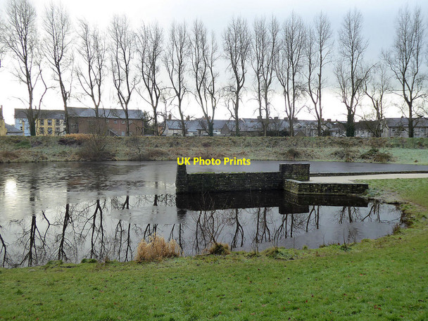 Photo 6"x4" Icy pond, Omagh Omagh c2021