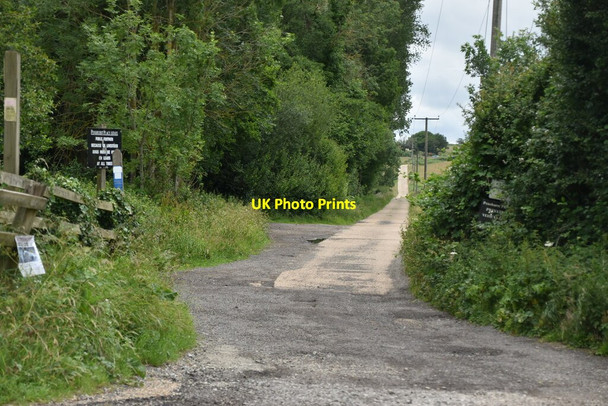Photo 6"x4" Byway onto Penshurst Estate Cinder Hill\/TQ5346 c2020