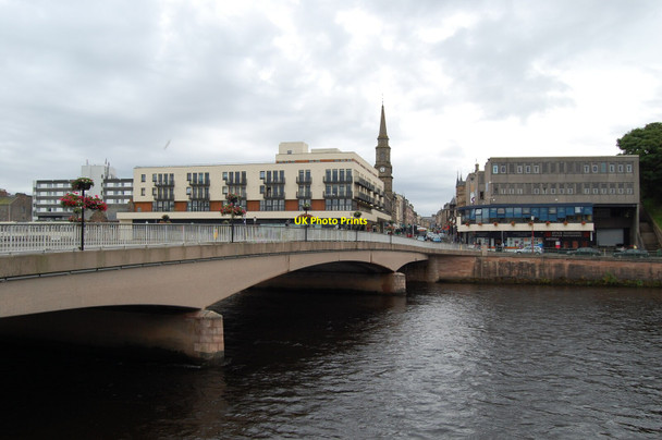 Photo 6"x4" Bridge over River Ness Inverness c2011