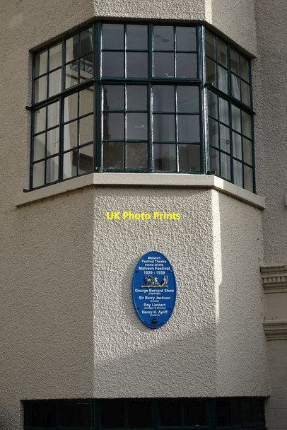 Photo 6"x4" Detail of Malvern Theatres Great Malvern c2021