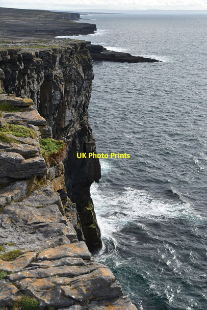 Photo 6"x4" Cliffs at Dun Aonghasa Inishmore c2019