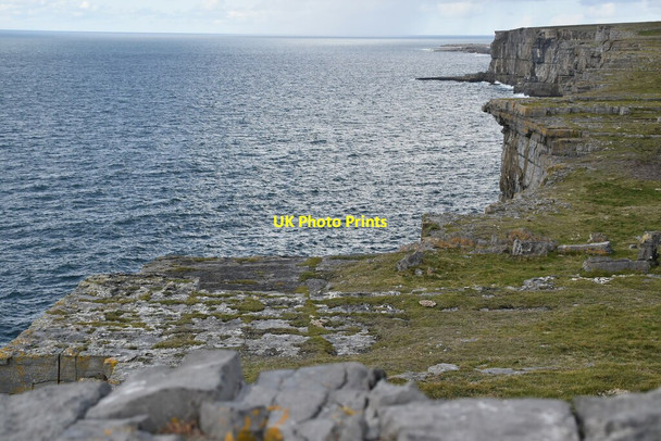 Photo 6"x4" Cliffs west of Dun Aonghasa Inishmore c2019