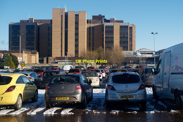 Photo 6"x4" Car park at Raigmore Hospital, Inverness Inverness c2021