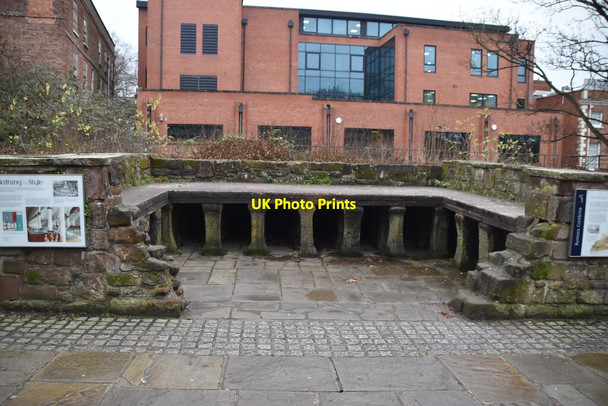 Photo 6"x4" Roman remains, Roman Gardens Chester c2019 P1