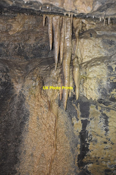 Photo 6"x4" Stalactites, Aillwee Cave Ballyvaghan c2019